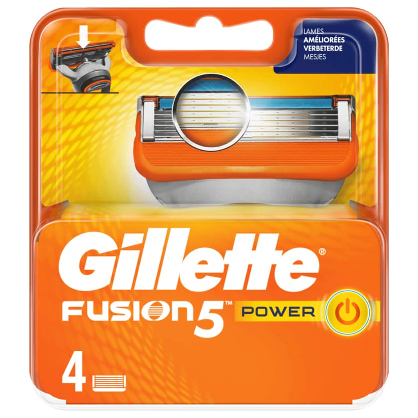 Gillette Klingen Fusion5 Power System 4 Stück